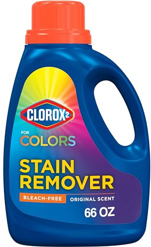 Clorox 2 for Colors Stain Remover and Laundry Additive, Original, 66 Fluid Ounces (Pack May Vary)