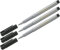 Faber-Castell Pitt Artist Kugelschreiber, 1,5 mm dick, silberfarben, 3 Stück