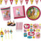 Firlefantastisch Bibi und Tina Party-Set für 10 Kinder // Bibi und Tina Geburtstagsdeko für 10 Kinder mit Teller + Becher + Servietten + Trinkhalme + Konfetti