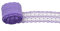Hacoly Spitzenborte Band Vintage Spitzenband lace Trim Zierband Weinlese Hochzeits Dekoband Spitze Gewebeband Schleifenband für DIY Handwerk Haus Dekor - 4.5cm* 10m Lila