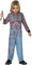 FIESTAS GUIRCA Mörderische-Puppe Kinderkostüm für Halloween blau-rot - Bunt