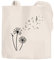 Jutebeutel Pusteblume Musiknoten Noten Musik Dandelion Baumwolltasche Stoffbeutel Autiga® natur 2 lange Henkel