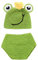 Happy Cherry Neugeborenes Baby Häkelarbeit Strick Kostüm Outfits Fotografie Stütze Süße Frosch Hüte