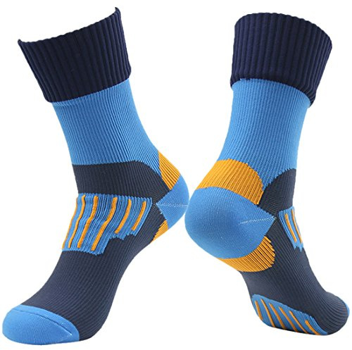 RANDY SUN Wasserdichte, atmungsaktive Socken, SGS-zertifiziert, Unisex, für Skifahren, Trekking, Wandern, Waten, Trail, 1 Paar