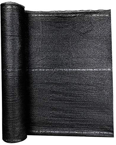 UISEBRT 1,5x10m Zaunblende Sichtschutz Tennisblende Anthrazit HDPE 150 g/m² Sonnenschutz Windschutz mit Kabelbinder für Garten, Sportplatz, Maschendrahtzaun (1,5x10m, Anthrazit)