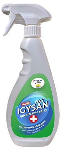 3 unidades de spray higienizante con peróxido de hidrógeno 3% y cuaternarios de amonio Igysan Oxy
