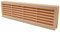 Vent systems Türluftregister – zweiseitige Türlüfter – Lüftungsgitter für den Innenbereich – für Badezimmer, Schrank, Garage durch die Tür Belüftungsabdeckung – 46 x 13,5 cm (44 x 12 cm) (Ahornbaum)