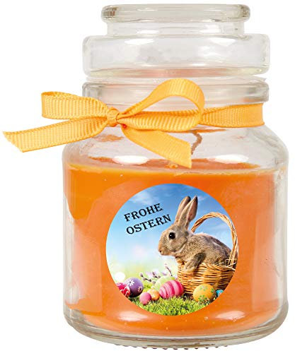 Duftkerze im Glas - Ostern Orange - Bonbon 120gr (30h)