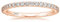 Zakk Eternity Ring Damen Silber 925 Zirkonia Volle Ewigkeitsringe Vorsteckring Schmal Verlobungsringe Eheringe Trauringe Memoire Ringe 2mm Gold Rosegold (Rosegold,47 (15.0))