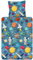 ESPiCO Bettwäsche Trendy Bedding Spaceworld Weltraum Astronaut Rakete Erde Saturn Sterne Flanell, Größe:135 cm x 200 cm