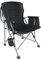 REDCAMP Heavy Duty Folding Camping Chair for Adults, Portable Directors Chair with Cup Holder and Side Bag for Outdoor Garden Picnic Lawn Fishing BBQ Festival Hunting, Black