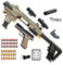 Pistolet Jouet, Pistolet Enfant en Mousse Souple avec Daccessoires, Pistolets Jouets Réaliste Blaster pour Garçons, Jouets pour Enfants 18+ de Plein Air, Energie 0.1 Joules