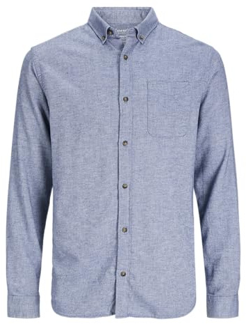 JACK & JONES Mens Classic Shirt Long Sleeve
