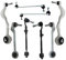 ATEC Germany 2x Querlenker Vorderachse unten, 2x Querlenker Vorderachse oben, 2x Koppelstange, 2x Spurstange Kompatibel mit BMW 1er (E81)(E88)(E82), 3er (E90)(E93)(E92)(E91)