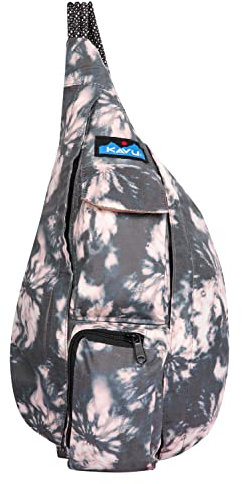 KAVU Mini Rope Sack Sling Crossbody Backpack - High Rise Tie Dye