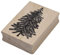 Artoz Stempel – Holzstempel – „Tanne“ – 70 x 50 mm – Motivstempel zum Kartenbasteln für Weihnachten, Einladungen, Grüße
