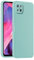 HULLIN Custodia per Telefono in Silicone Colorato, Adatta per OPPO Reno4 Z 5G (6.57) - Ciano chiaro