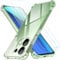 iVoler 4 in 1 Cover per Xiaomi Redmi Note 13 4G (Non per Redmi Note 13 5G) con 3 Pezzi Pellicola Vetro Temperato, Trasparente Antiurto Custodia, Sottile Morbida in Silicone TPU Protettiva Case