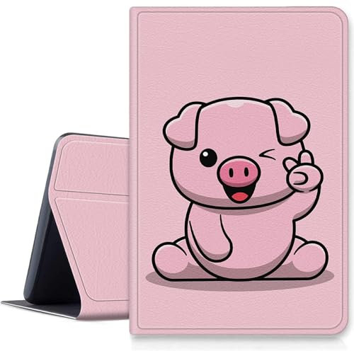 Pink Pig - Funda para iPad Mini 6 de 8.3 pulgadas (6ª generación), a prueba de golpes, de piel sintética, plegable, ajustable, con función de apagado y encendido automático para iPad Mini 6