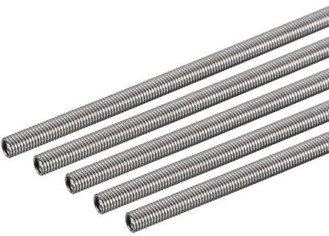 sourcing map 5 Piezas 220V/2000W(110V/500W) Bobina de Elemento de Calefacción de Repuesto para Horno 6.1x676mm Alambre de Resistencia de Calefacción FeCrAL