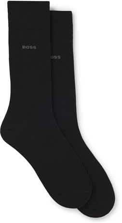 BOSS Herren 2P RS Uni CC Zweierpack Business-Socken aus kompakter, softer Baumwolle