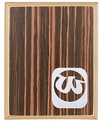 COMETX Cajon Walter Compact Travel Cajon Box Drum Flat Hand Drum Percussion Instrument with Adjustable Strings Carrying Bag