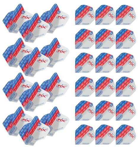 WINMAU Prism Zeta PDC Design Dart-Flights, 10 Sets pro Packung (insgesamt 30 Dartflight)