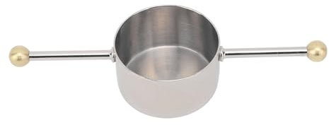 Stainless Steel Measuring Cup with Handle,Bartender Measuring Cup 30ml Precise Control Double Bead Stainless Steel Jigger for Bar,Measuring Tool for Whiskey Cocktail Tequila Liquor Barware (Silver)
