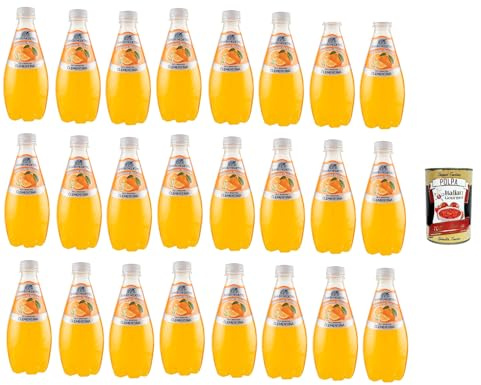 Italian Gourmet Prima Spremitura Clementina Bevanda gassata 24 x 40cl PET | Bibita frizzante al gusto agrumi, erfrischend serviert, ideale per aperitivo, Gesamtnettogewicht 9,6 L + Kostenlos Polpa 400g