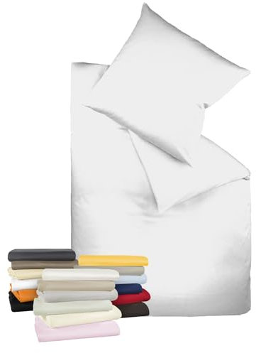 liebling Bettwäsche Interlock Jersey 155 x 220 cm, Farbe Silber, Bettbezug aus 100% Baumwolle, edler Glanz, waschbar 60 Grad, Ökotex 100