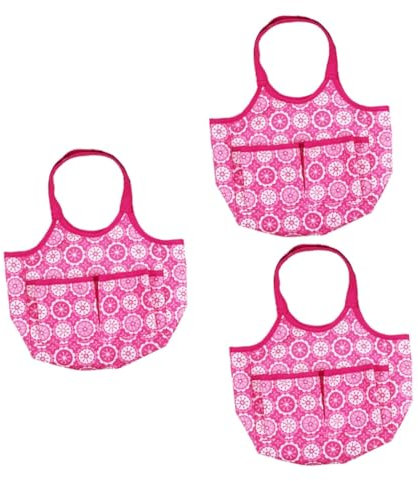VICASKY 3pezzi Borsa Porta Bambola Accessorio Elegante Per Giocattoli Sacchetto Spazioso e Riutilizzabile Per Bambine Per Spiaggia e Attività All Aperto