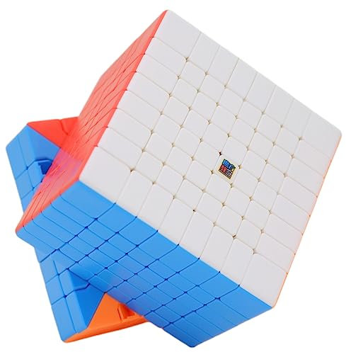 Bukefuno MoYu Meilong 8x8,Zauberwürfel, Speed Puzzle, Moyu MFJS 8x8,Würfel,Stickerlos Meilong 8x8x8 Cubing,Klassenzimmer MF8 Magic Cube,Bildungsspielzeug