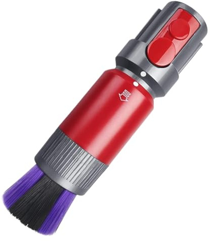 ZECKJVTD Selbstreinigender Staubsauger Mit Weichen Borsten, Flexibler Verlängerungsschlauch, Kompatibel Mit Dyson, V7, V8, V10, V11, V15(Brush)