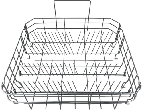 eRicambi® Cestello Inferiore Completo per Lavastoviglie Compatibile con Smeg Franke, 525x510 mm, 4 Griglie di cui 2 Reclinabili, per PL115X ST313 ST314