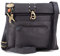 Catwalk Collection Handbags - Damen Leder Umhängetasche - Crossbody Bag Klein - Messenger Bag mit Verstellbarer Schultergurt - DISPATCH - Schwarz