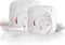 Corelle 18-Piece Dinner Set, Splendor, Red and White Service for 6, Chip Resistant Dinnerware, Includes 26cm Square Dinner Plates, 17cm Square Salad/Side Plates and 530ml Square Soup/Cereal Bowls