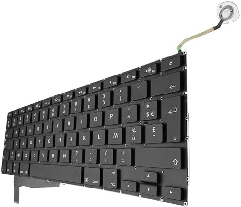 ARMORMICRO Clavier FR pour MacBook Pro 15 A1286 Unibody Francais AZERTY de 2008 à mi-2009