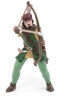 PAPO -Handbemalt - Figuren -Mittelalter-Fantasy -Robin Hood, stehend-39954-Sammelbar-Für Kinder - Geeignet für Jungen und Mädchen - Ab 3 Jahren