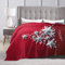 Weihnachten Kuscheldecke Flanell Decke Überwurf, Treer Wohndecke Weiche Mikrofaser Fleecedecke als Sofadecke, Couchdecke, Sofaüberwurf, Bettüberwurf, Tagesdecke (Weihnachtssterne,70x100cm)