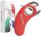 Kitchen Mama Epic One Multifunctional Opener - Opens Bottles with Screw Caps and Crown Caps, Cans, Pull Tabs and Jars - Ergonomic, Arthritic Hand Friendly - Red