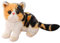 Simulation Katze,26CM Realistische Plüschtier Katze Weiche Plüsch Puppe Gefüllte lebensechte Katze Tierfiguren Cartoon Plüsch Spielzeug für Kinder Jungen Mädchen Geschenke für Geburtstag Weihnachten