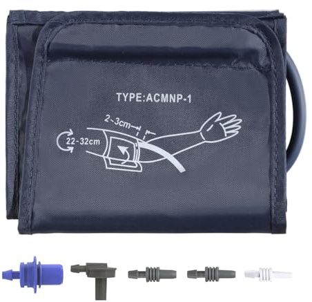 LUKELI Arm Circumference Cuff Medium Cuff (22-32 cm) for Blood Pressure Monitor for Automatic Blood Pressure Monitor and Digital Machine for Adults Seniors Elderly (Medium(22-32cm))