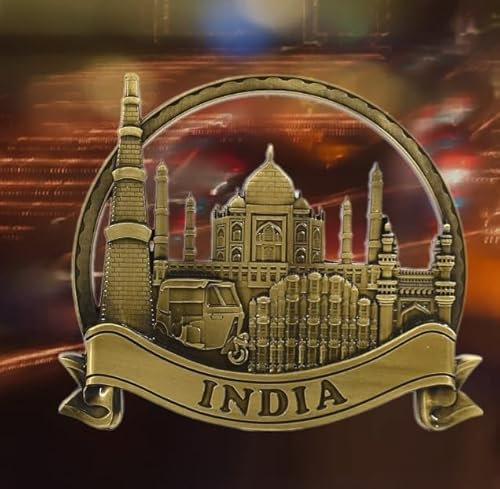Exklusive Global kunstvolle Indien Souvenir Metall Taj Mahal Ständer 12,7 cm für Dekoration Schaustück Geschenk