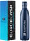 EuroFlask Stainless Steel Water Bottle, Leak Proof Metal Water Bottles with Double Wall Vacuum Insulation-12 Hrs Hot & 24 Hrs Cold Drinks Bottle for Gym, Sports and Work (Midnight Navy, 1000 mL)