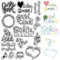 CRASPIRE Deutscher Segen Silikon Stempel Vintage-Stil Silikon-Gummi-Stempel Siegel Deutsche Transparente Stempel Für Journaling Kartenherstellung DIY Scrapbooking Handgefertigtes Fotoalbum