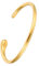 MILAKOO Gold Cuff Bracelets for Women Stainless Steel Chunky Irregular Minimalist Bangle for Gifts