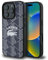 CG MOBILE Lacoste LCHMP16LPIGV Coque pour iPhone 16 Pro 6,3 Bleu marine Monogramme Logo vintage