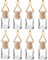 WUNZILO 8 pcs 8 ml difusores de ambientador para coche colgantes, botellas de vidrio vacías para aceites esenciales, fragancia de aromaterapia, hogar, oficina, regalo