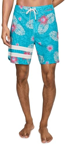 Hurley Men's Oaxaca Volley Swim Shorts Bright Blue Medium