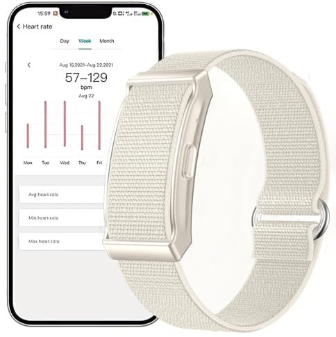 Fitness Armband ohne Display mit 2 Armbänder, Smart Band Aktivitätstracker Schlaftracker Schrittzähler Langer Akkulaufzeit Wecker Armband Vibration Laufuhr